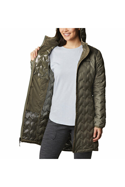 Columbia Women's Outdoor Goose down Jacket Wk0440 Delta Ridge Ii Long down Ja...