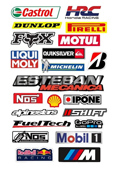 ReklamX Otomobil Motosiklet sticker seti 1 adet