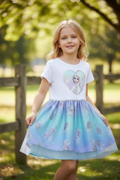 SeaBubbles Glitter Elsa Dress
