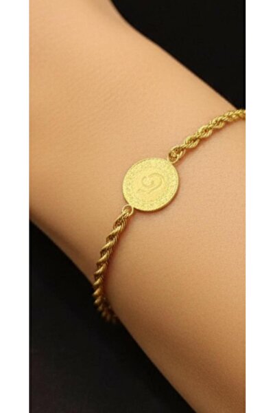 kuyumcu nurettin 5 gr Tek Çeyrekli Halat Künye 14 Ayar