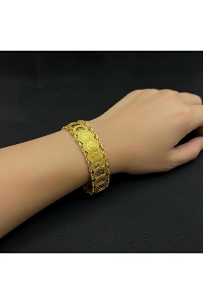 kuyumcu nurettin 12 gr (gram) Baskı Çeyrek Bileklik 22 Ayar Altın
