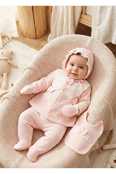 ZEYNUKO مجموعة زيبين لحديثي الولادة مكونة من 5 قطع من فستولو وافل