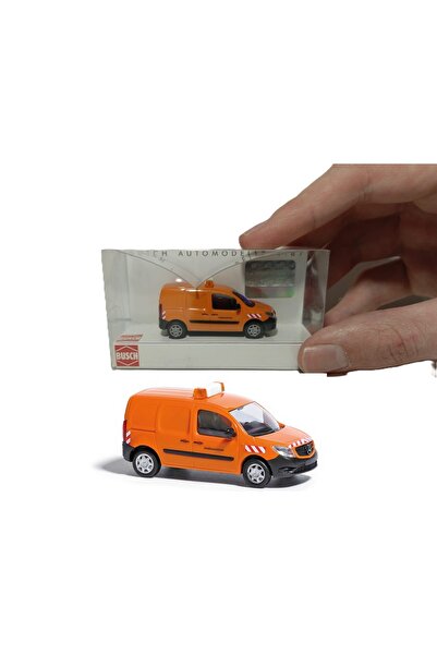 Busch 1:87 Ho Mercedes Benz Citan Karayolları, Yol Bakım İşleri Aracı (MİNYATÜR MODEL)
