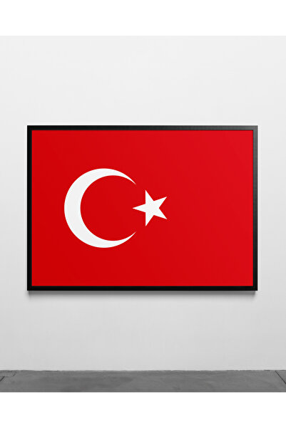 Rosaart Tablo | Ahşap Çerçeveli Tablo | Türk Bayrağı Dijital Baskı, Bayrak | ...