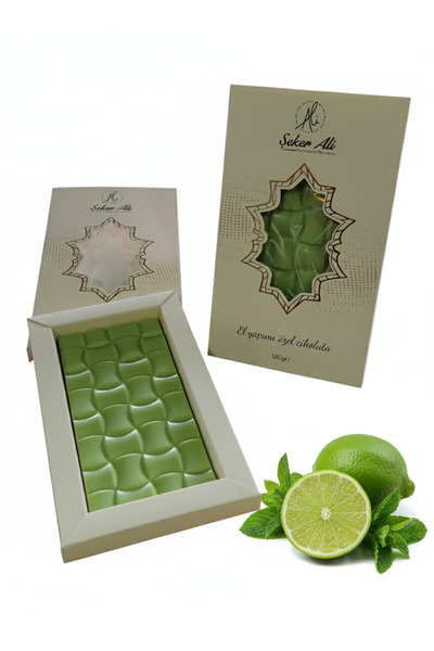 Şeker Ali Misket Limonlu Belçika Çikolatası Tablet 100g e