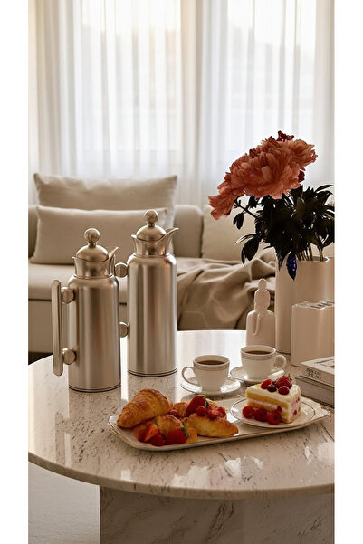 Generic 1 liter/700 ml tea and coffee thermos set