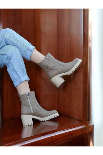 EREN SHOES BAG (DOHA) Γνήσιες δερμάτινες μπότες με αντιολισθητική σόλα από βιζόν