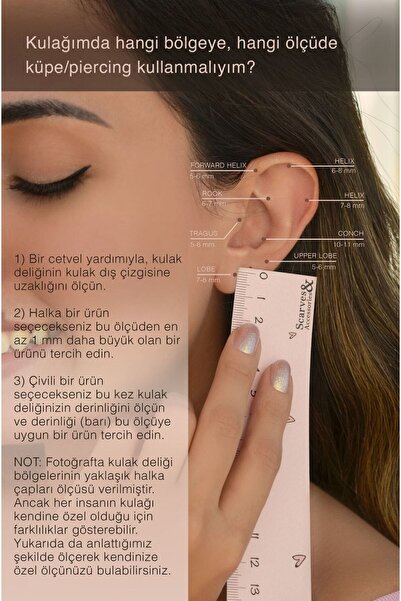 Sacce Scarves&Accessories Gümüş Renkli B Harfi Küpe Tekli