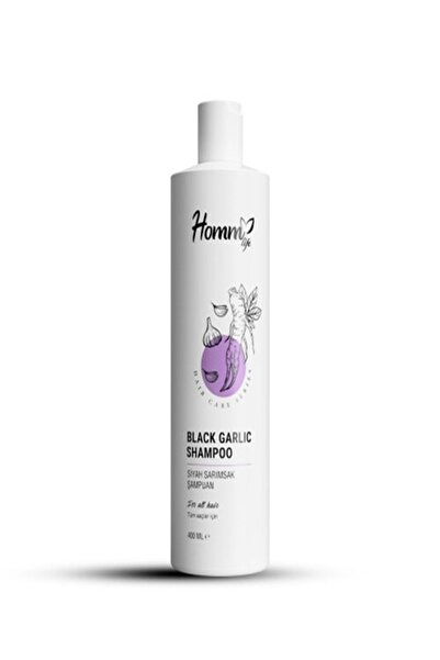 HOOM BİTKİSEL HOMM LIFE SİYAH SARIMSAK ŞAMPUAN 400 ML