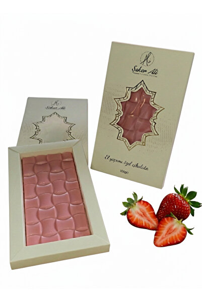 Şeker Ali Çilekli Belçika çikolatası tablet 100g e