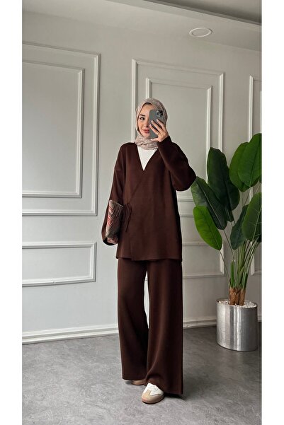 RFK Butik Set de tricotaje cu legături laterale pentru femei, compatibil cu h...