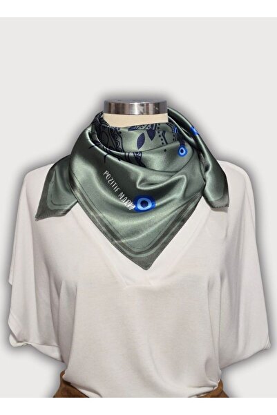 POZİTİF MRK وشاح أخضر - نمط شجرة الحياة عين الشر