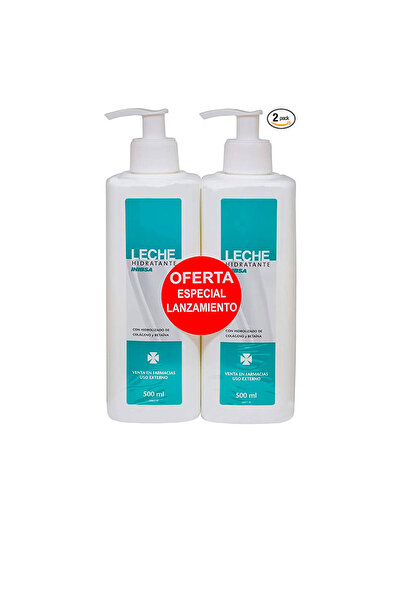 Inibsa Dermatologische Feuchtigkeitsmilch 2 X 500 ml