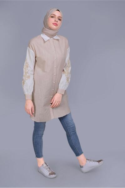 Alvina سترة قصيرة بتفاصيل مطرزة 41703