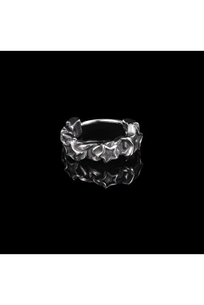 northstarshop Star Figured Sports Style Ring Snap Biker 316l Steel Earrings (single)