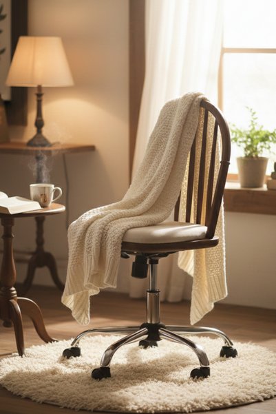 Woodenbend Laura Tekerlekli Ofis Sandalyesi | Kayın Ağacı | Ceviz | Yükseklik...