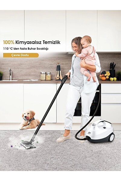 PiranTech CB-107C Çok Fonksiyonlu Buharlı Temizlik Makinası - Buharlı Temizleyici