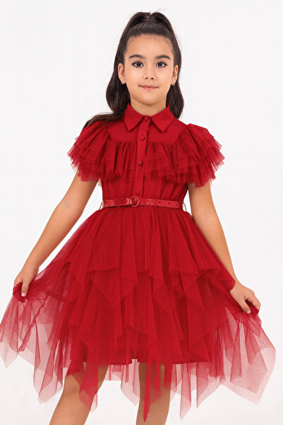 Gocoland Wednesday Costume Red Color Dress, Party Prom Graduation