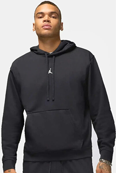 Nike هودي رياضي كروس أوفر من جوردان بتقنية دراي-فيت للرجال، سترة رياضية سوداء