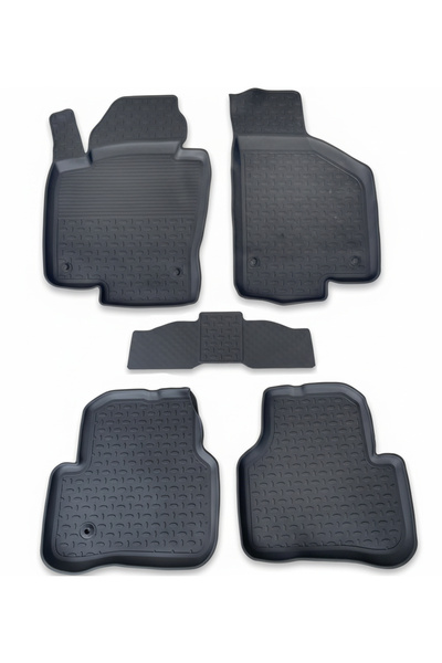 Seintex Covorase cauciuc stil tip tavita VW Passat CC 2008-2017 (5 bucati) (8...