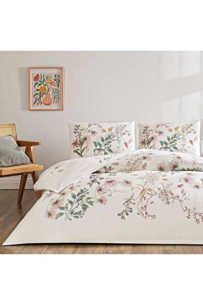 Taç Elowen Ranforce Double Duvet Cover Set Green