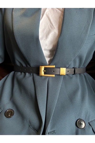 LİA KEMER حزام نسائي بنمط كلاسيكي من لافا، حزام عتيق بإبزيم، حزام للسترة، حزا...