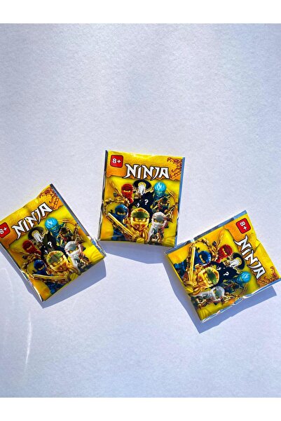 pialbatro 3' LÜ PAKET NİNJA SÜRPRİZ KARAKTER Yapı Oyuncak
