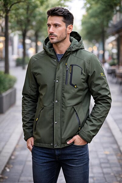 KYR TEK STİL Softshell Erkek Montu