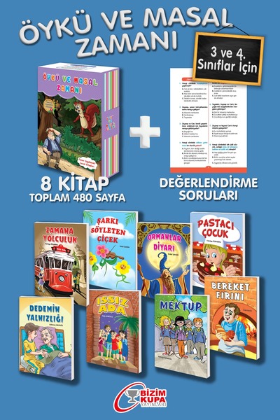 Tandem Yayınları 2. Ve 3. Sınıflar Için Öykü Ve Masal Zamanı Hikaye Seti 8 Kitap
