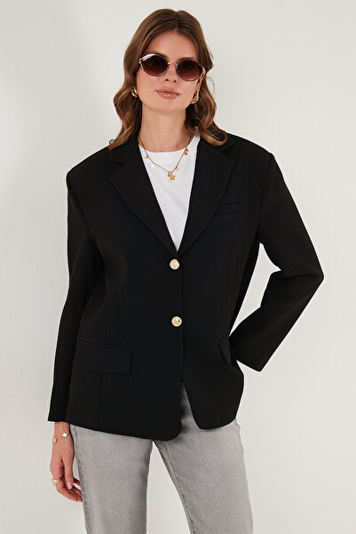 Lela Regular Fit Jacket Collar Buttoned Blazer Jacket Jacket 6839562