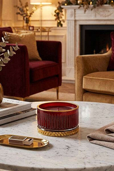 THE GROOVE Vanilya Tarçın Kokulu Special Bordo Gloria 9 X 5,5 Cm Dekoratif Ko...