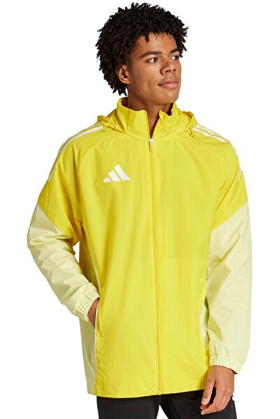 adidas Tiro25c aw jkt men's raincoat yellow