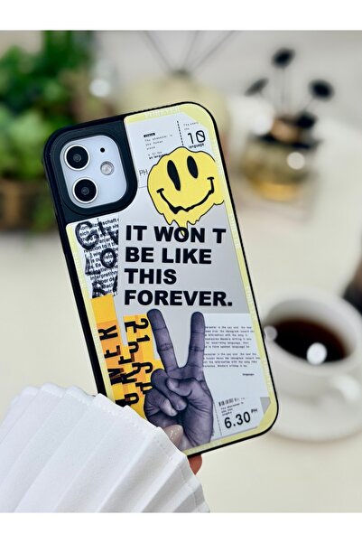 Go Aksesuar Iphone 11 Uyumlu Aynalı Darbe Önleyici Kamera Korumalı Silikon Kılıf