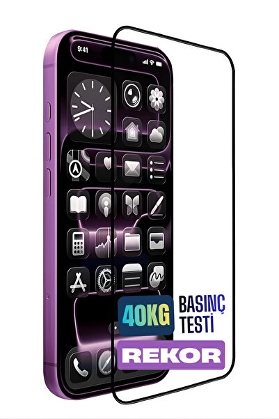 Mohseven واقي شاشة من الزجاج المقوى الشفاف بتقنية 4K HD ثلاثي الأبعاد لهاتف iPhone 16e مع طلاء الياقوت ومقاوم للصدمات حتى 40 كجم