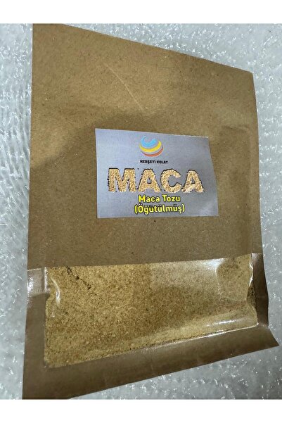 Herşeyi Kolay Öğütülmüş Gerçek Saf Maca ( Maka ) Kökü Tozu 100 gr - Maca Root Lepidium