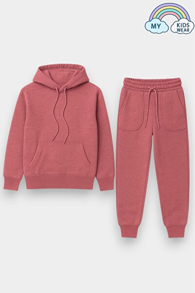 My Kids Wear Set cu glugă cu trei fire de sezon nou raster