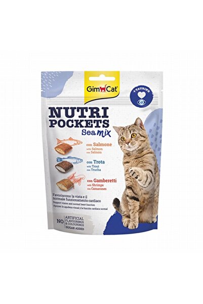 Gimcat Nutripockets Kedi Ödülü Sea Mix 150Gr