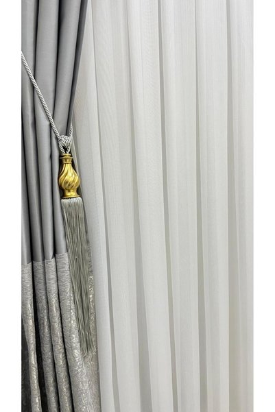 GACALLAR HOUSE Crowned Bamboo Slub Heavy Gramaged 1/3 Layers of Frequently Pleated Ironing Does Not Want It Is Suitable for Any Room