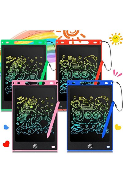 CharmPlay Çocuklar Için Deneme Yazı Resim Çiz Sil Yazı Tableti Kalemli Akıllı...