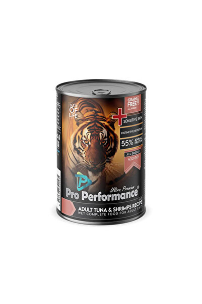 Pro Performance Ultra Premium Ton Balıklı ve Karidesli Yetişkin Kedi Konservesi 400 Gr