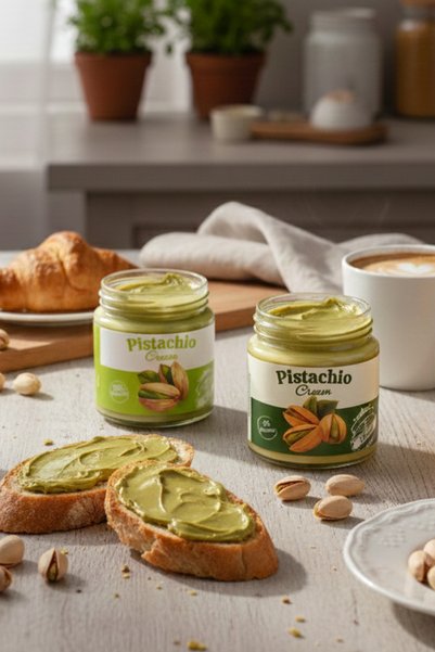 Frapella %30 Antep Fıstık Kreması - %60 Antep Fıstık Kreması 2 Adet x 220 Gr.