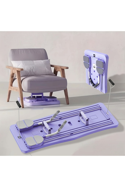 Arkagan Çok Amaçlı Pilates Egzersiz Aleti, Pilates Reformer, Pilates Aleti, Lila