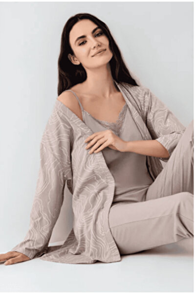 Pierre Cardin Women's Mink Modal 3-Piece Set-9099