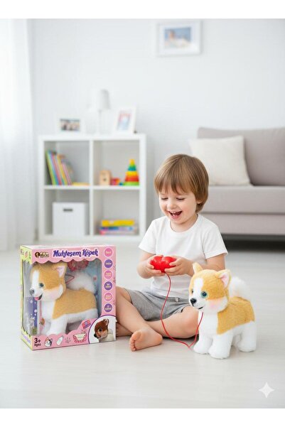 CAN OYUNCAK 6 Fonksiyonlu Muhteşem Köpek 2161 Sarı