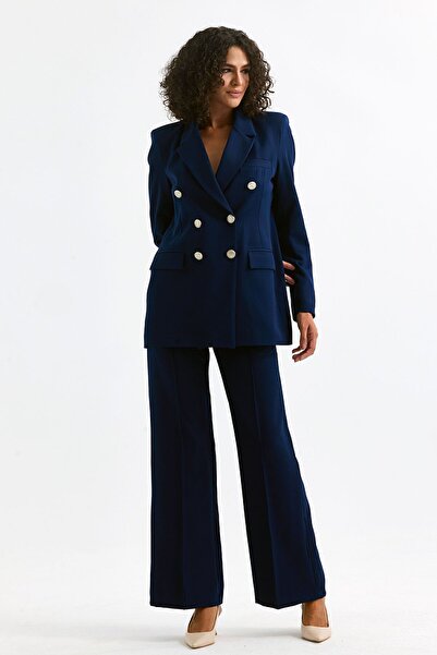 Sense Women's Suit Jacket And Pants| TK34239 Navy Blue