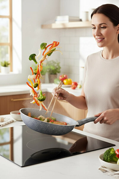 BENA LİFE GRANİT WOK TAVA 24 CM