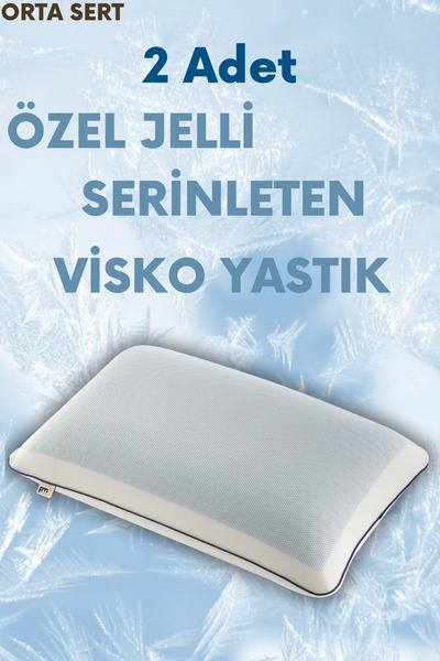 Pillow Market Jelli Ortopedik Visko Yastık - Soğuk Serinletici Jelli Visco Or...