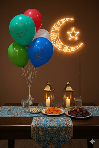 Deniz Party Store HOŞ GELDİN RAMAZAN BASKILI BALON 10 ADET