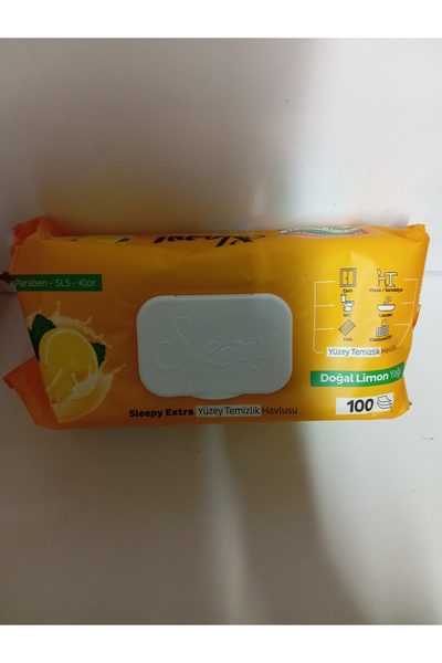 Sleepy Doğal Limon Yağlı Yeni Ürün 1 Paket 100’lü