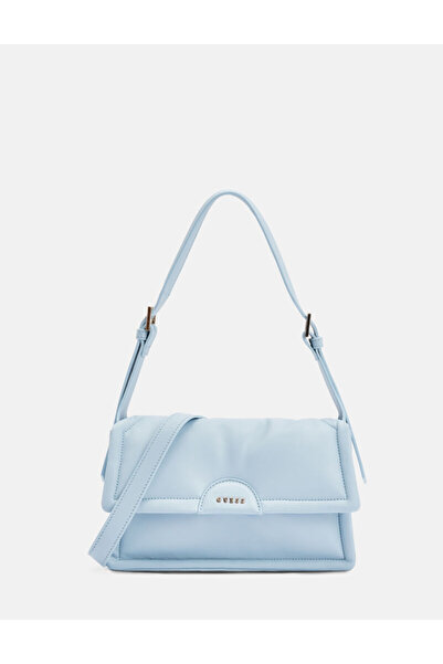 Guess Eva Genuine Leather Shoulder Bag